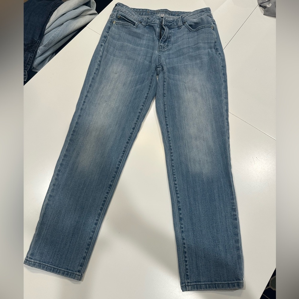 Jennifer Lopez Dark Wash‎ Boyfriend Jeans